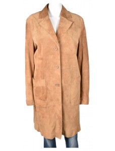 Дамско кожено палто H&M