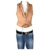 Дамски кожен елек Massimo Dutti