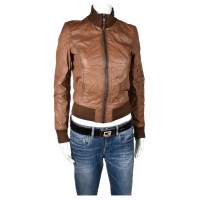 Дамско кожено яке Zara Basic