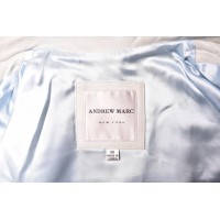 Бяло кожено дамско яке Andrew Marc